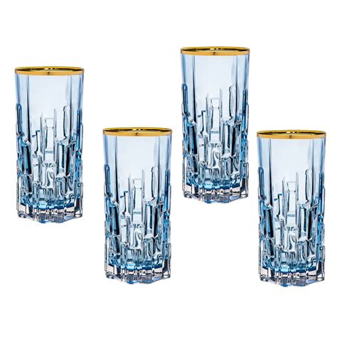 Godinger Highball Glasses Beverage Glass Cup Set Goblets Etsy