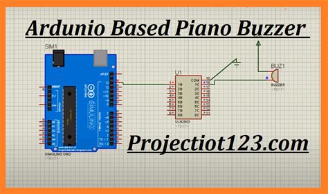 Arduino Based Piano Using Piezo Projectiot123 Esp32 Raspberry Pi Iot Projects