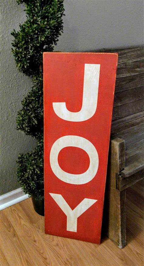 Joy Sign Made By Mo Made Wood Signs In Osage Beach Mo Momadewoodsigns