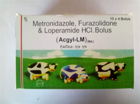 Metronidazole Furazolidone And Loperamide Hcl Bolus Packaging Size