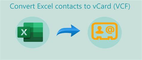 How To Convert Excel Contacts To Vcard Vcf File Format