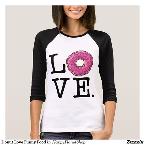 Donut Love Funny T Shirt Rock T Shirts Black And White