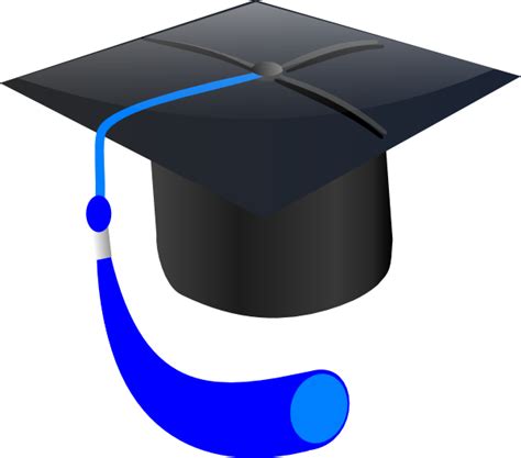 Blue Graduation Hat Png