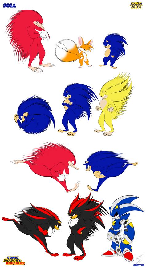 Sonic The Hedgehog Series Redesign Final By Gunzcon On