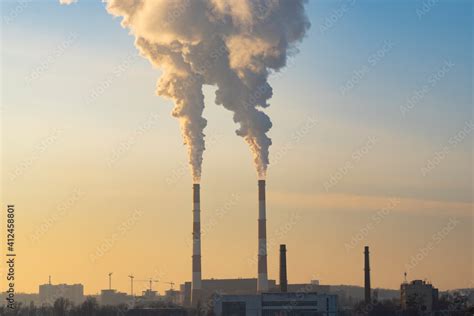 Environmental Pollution Global Warming Climate Change Stock Photo