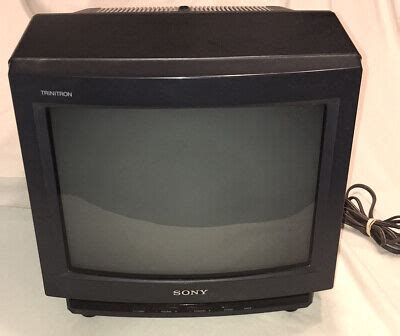 VINTAGE 1990 Sony Trinitron KV 13TR24 13 CRT TV Retro Gamer Television