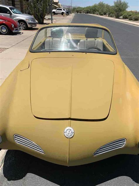 1969 Volkswagen Karmann Ghia Roadster Convertible Yellow Rwd Manual For