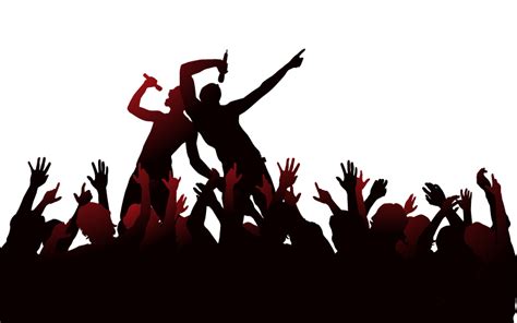 Silhouette Party Dance Illustration People Silhouette Album Png