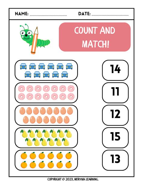 Numbers Recognition 11 20 Worksheets Trace Write Color Count And
