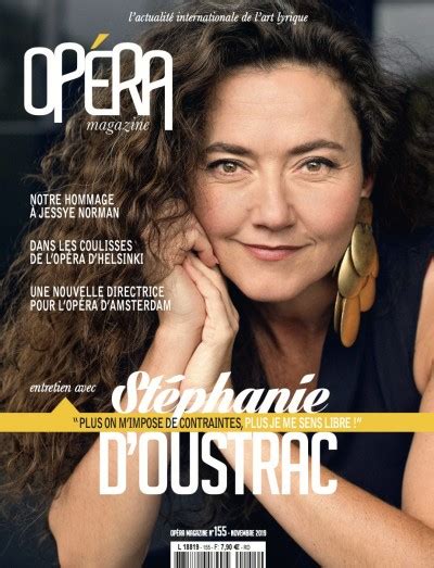 stéphanie d oustrac magazine opéra magazine 155