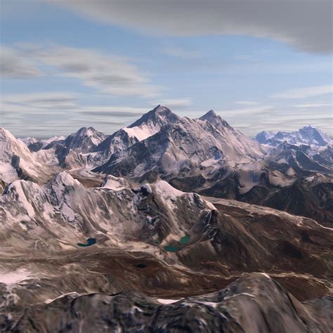 Mont Everest Modèle 3d 99 C4d Fbx Obj Free3d