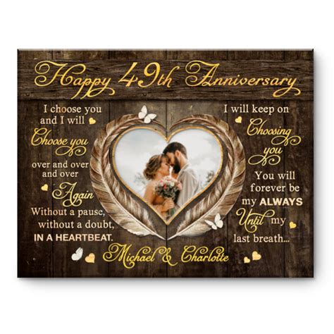 49th Anniversary T 49th Wedding Anniversary T For Husband 49
