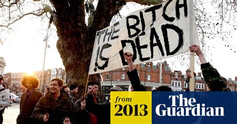 Margaret Thatchers Death Celebrated In Brixton Video Politics The Guardian