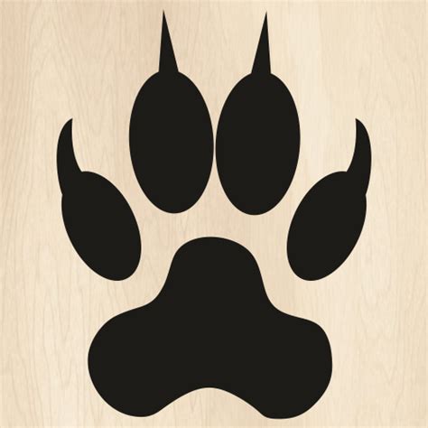 South Carolina Tiger Paw Svg Png Ai Eps And Dxf Files