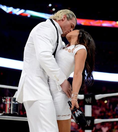 Dolph Ziggler With Aj Lee Photos Backstage Photos Aj And Dolph Ziggler On Raw Last Week