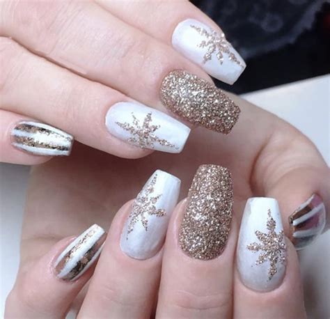 These nails by miss pop pay homage to one of our favorite cities in the world. Top 40 Light Color Christmas Snowflake Coffin Nails in 2020