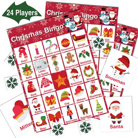 Buy V Opitos Christmas Bingo Game 24 Players Christmas Party Games