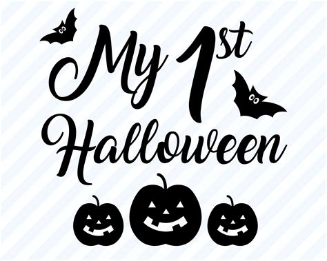 My First Halloween Svg Halloween Vector Image My 1st Etsy