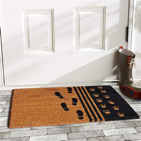 Anti Slip Entrance Floor Pvc Doormats Natural Coir Front Door Mats