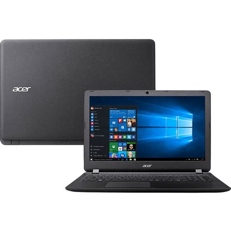 Notebook Acer I3 6006u 1tb 4gb 156 Win10home Preto Es1 572 3562