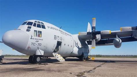 Primer Hercules De La Fuerza Aérea Argentina Modernizado íntegramente