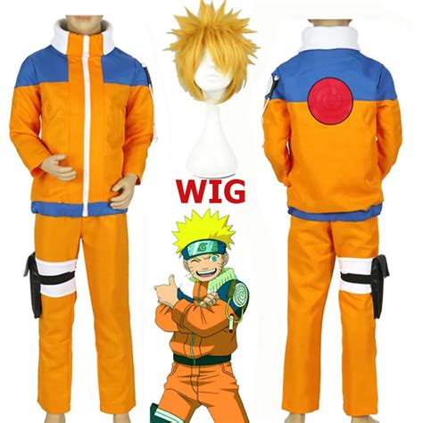 Kids Naruto Cosplay Costumes Anime Naruto Uzumaki Outfit For Boys Show