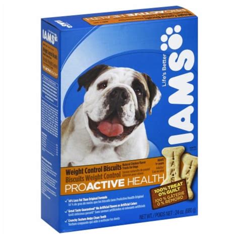 Iams Proactive Health Weight Control Biscuits Natural Chicken Flavor