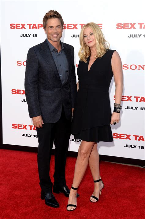 rob lowe and sheryl berkoff photos photos sex tape premieres in westwood zimbio