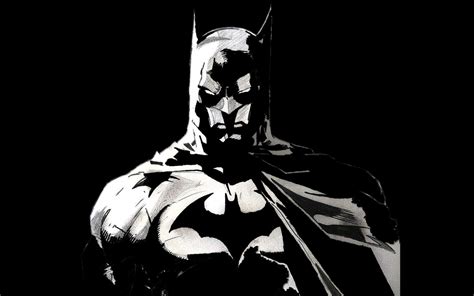 48 Black And White Batman Wallpaper
