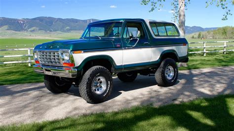 Daily Slideshow Restored 1978 Ford Bronco Is A Brutish Beauty Ford