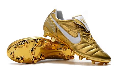 Nike Tiempo Legend Vii R10 Elite Fg Football Boots Gold White