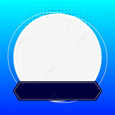 Minimal Blue Twibbon Design Illustration Graphic Twibbon Png And