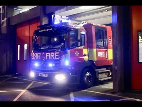 The london fire brigade said 10 fire engines and 70 firefighters were tackling the blaze which raced through three commercial units, causing trains to be diverted. London Fire Brigade - Mk3 pump ladder F241 LFB Shoreditch ...
