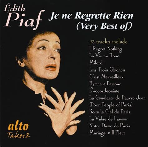 The Very Best Of Edith Piaf Je Ne Regrette Rien Von Édith Piaf Bei Amazon Music Amazon De