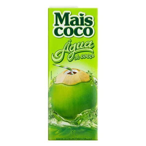 Gua De Coco Esterilizada Mais Coco Caixa L Supermercado S O Domingos