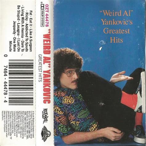 Weird Al Yankovic Greatest Hits 1988 Cassette Discogs