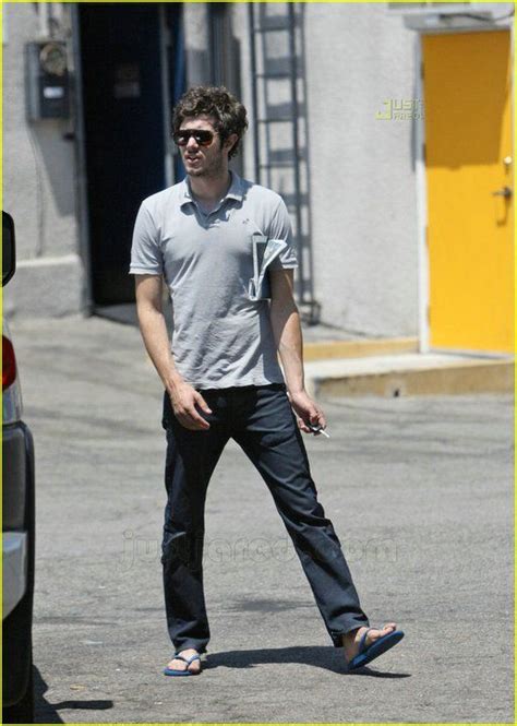 Adam Brody Loving The Jeans And Flip Flop Combo Mens Flip Flops