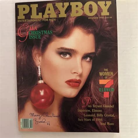 VINTAGE PLAYBOY MAGAZINE With Centerfold Intact December 1986 19 99