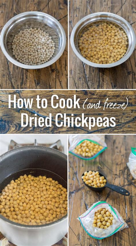 how to cook and freeze dried chickpeas one ingredient chef