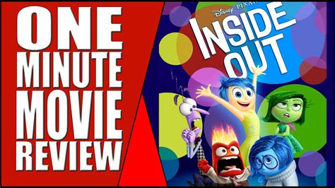 Best Pixar Film Ever Inside Out One Minute Movie Reviews Youtube
