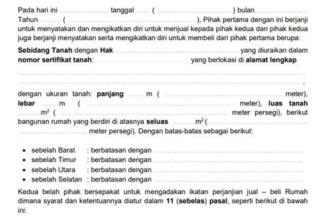 Member feedback about new deal: Contoh Surat Akta Jual Beli Tanah Doc - Nusagates