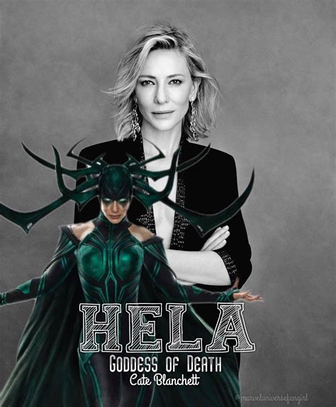 Hela Cate Blanchett By Marveluniversefangirl Hela Cate Blanchett Marvel Venom Cate Blanchett