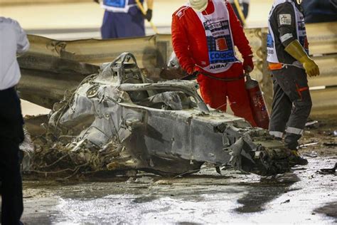 La Escalofriante Recreación Del Accidente De Romain Grosjean En Bahréin