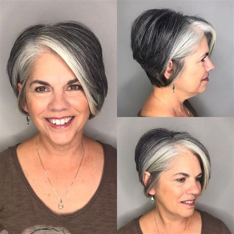 65 Gorgeous Gray Hair Styles Gray Hair Highlights Gorgeous Gray Hair Gray Balayage