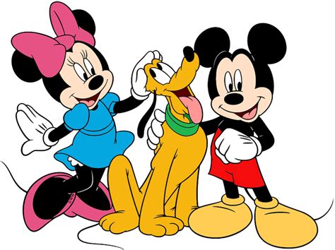 Mickey Minnie And Pluto Clip Art Disney Clip Art Galore