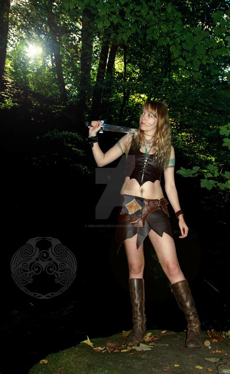Celtic Warrior Woman By Miriampeuser On Deviantart