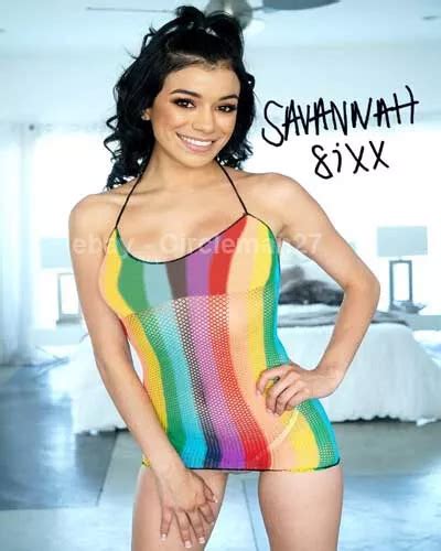 SAVANNAH SIXX SEXY Movie Adult Star Model Hand Signed Autograph X Photo PicClick