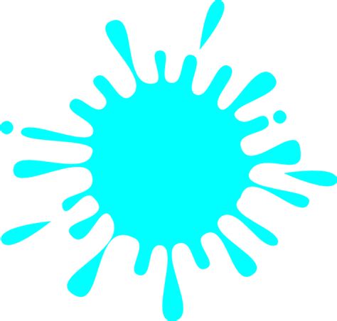 Light Blue Splash Ink Clip Art At Vector Clip Art Online