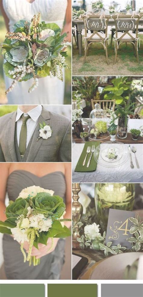 More olive or pea green. kale,olive green and grey wedding ideas for 2017 | 2018 ...