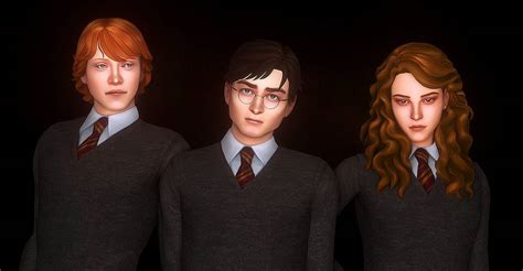 Harry Potter Cc Sims 4 - Подборка персонажей Гарри Поттер + CC / Harry Potter Characters Pack